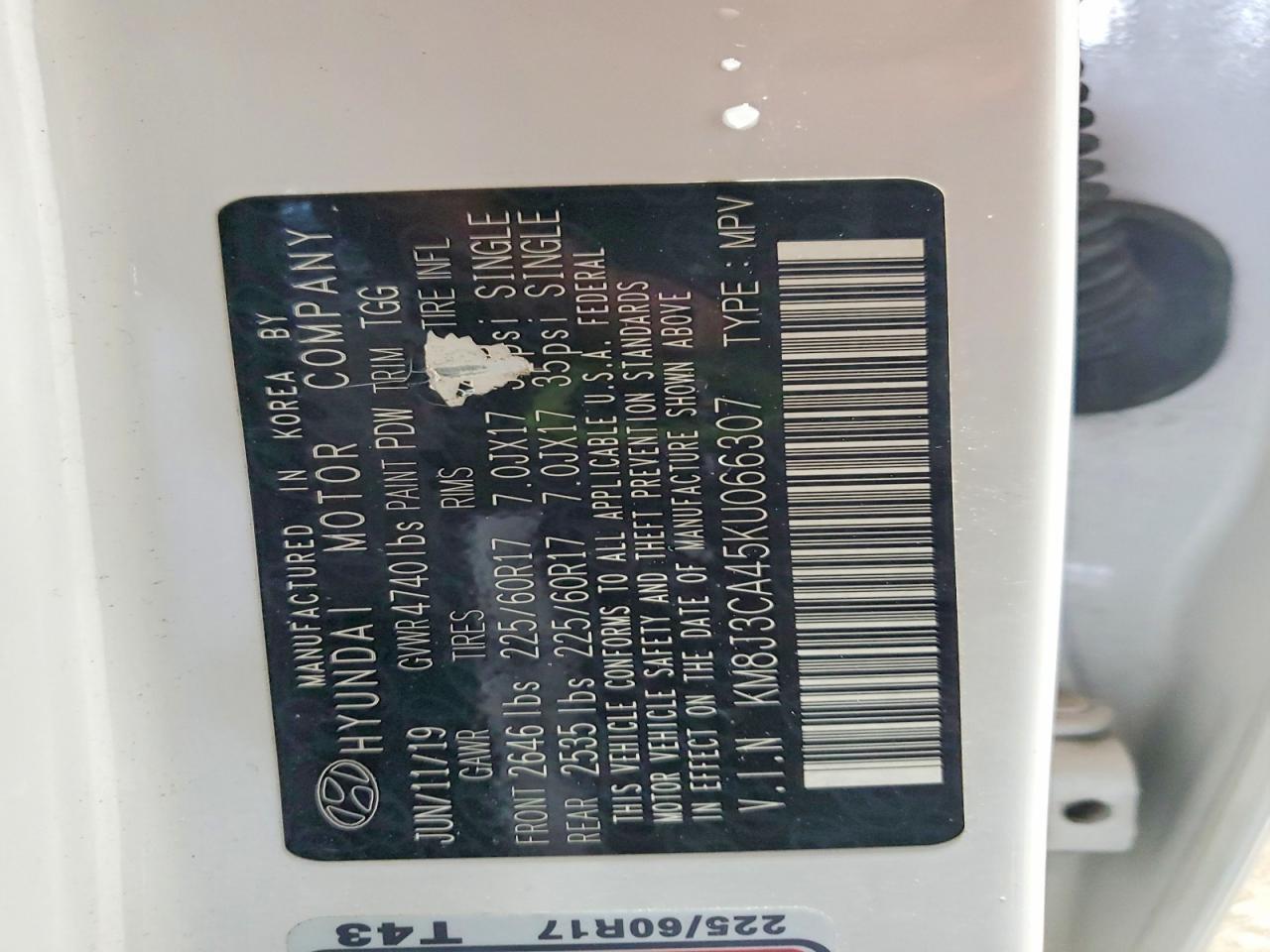 2019 Hyundai Tucson Limited - zdjęcie 13