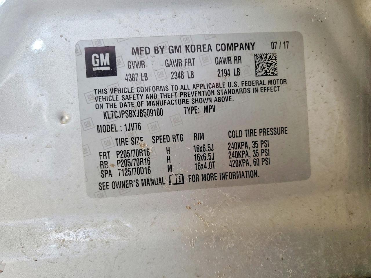 2018 Chevrolet Trax 1Lt - zdjęcie 12