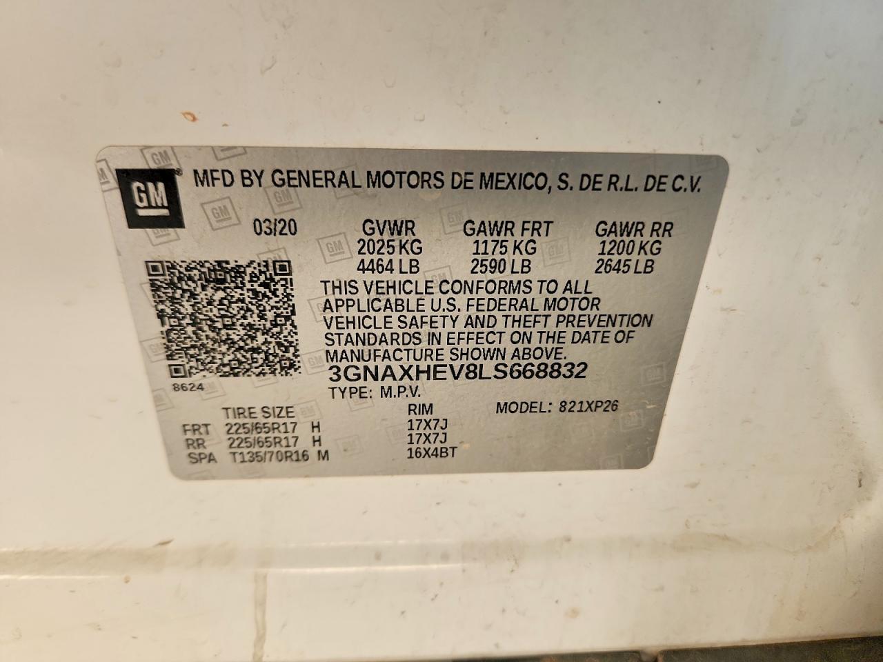 2020 Chevrolet Equinox Ls - zdjęcie 13