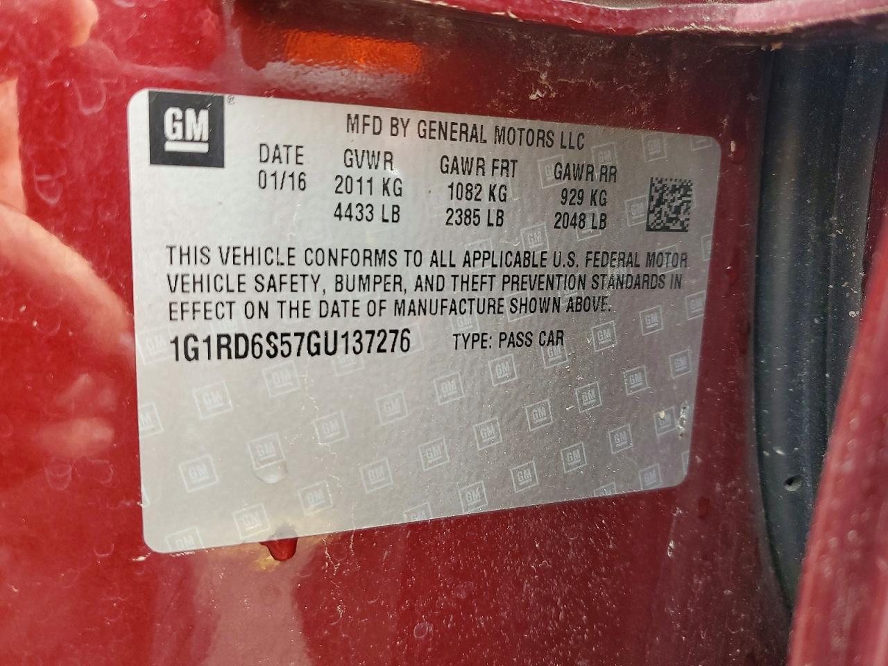 2016 Chevrolet Volt Ltz - zdjęcie 12