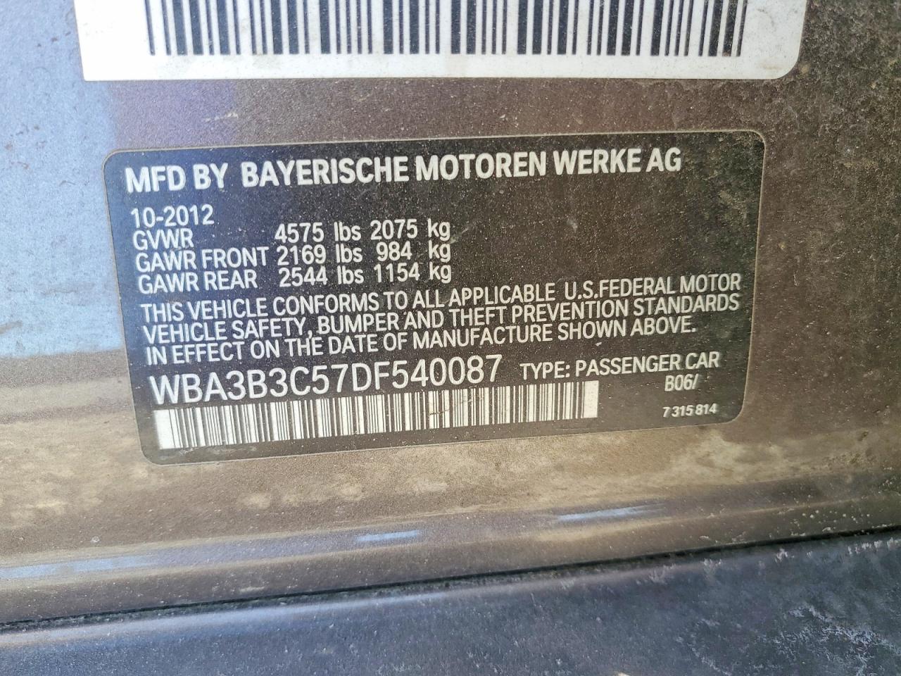 2013 BMW 328 Xi - zdjęcie 12