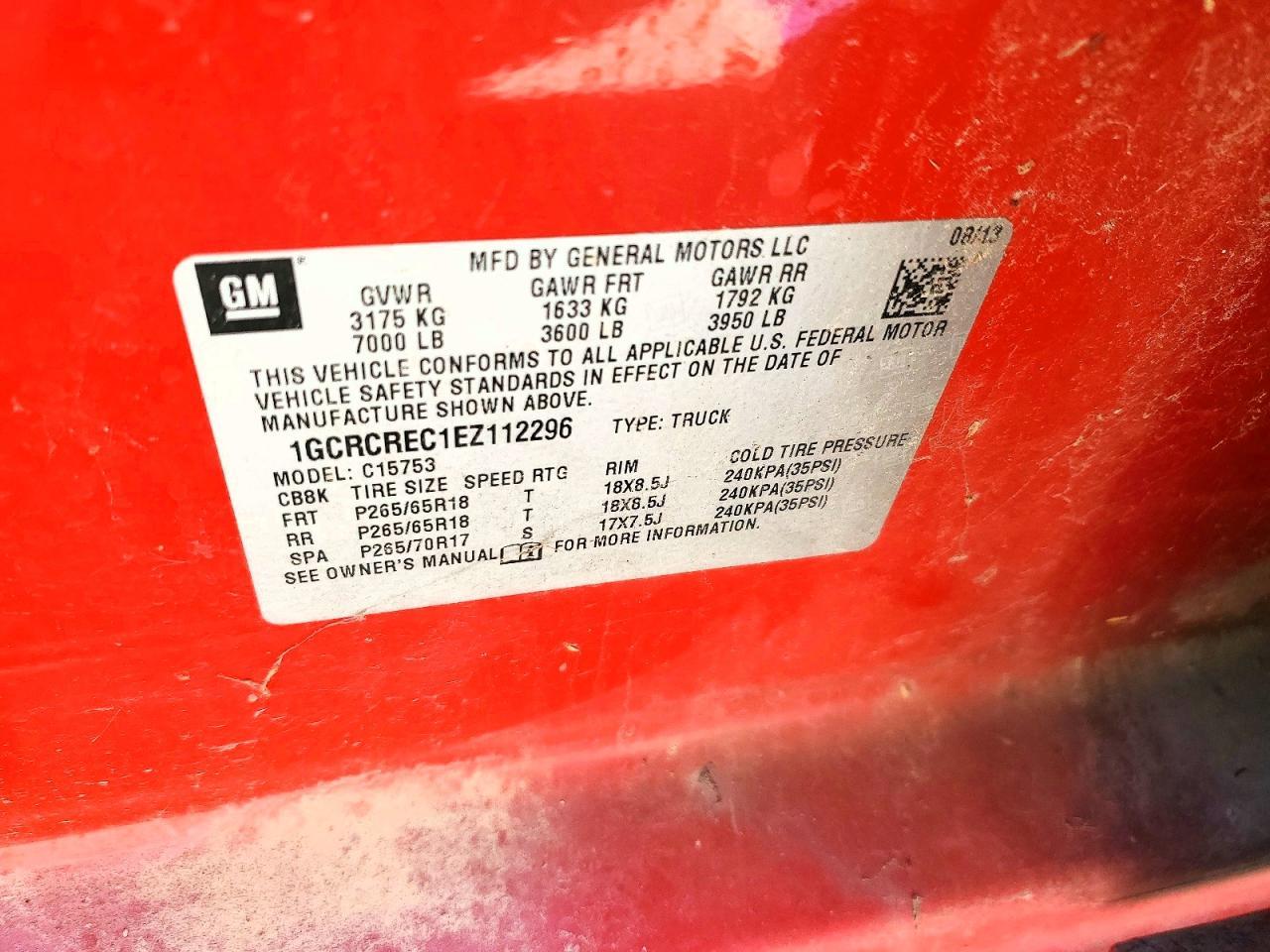 2014 Chevrolet Silverado C1500 Lt - zdjęcie 12