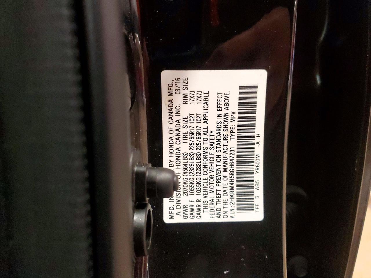 2016 Honda Cr-V Ex - zdjęcie 13