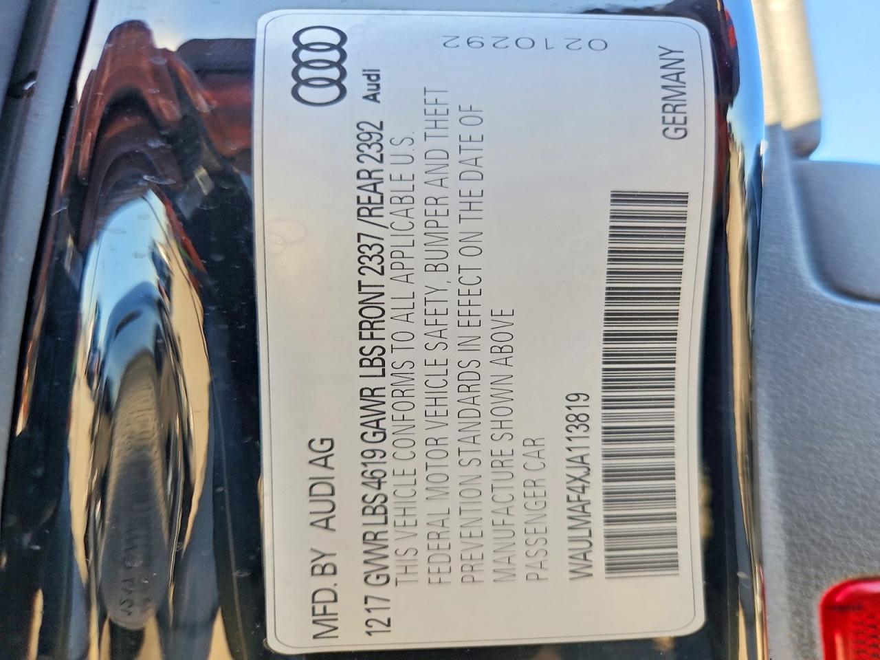 2018 Audi A4 Premium Plus - zdjęcie 13