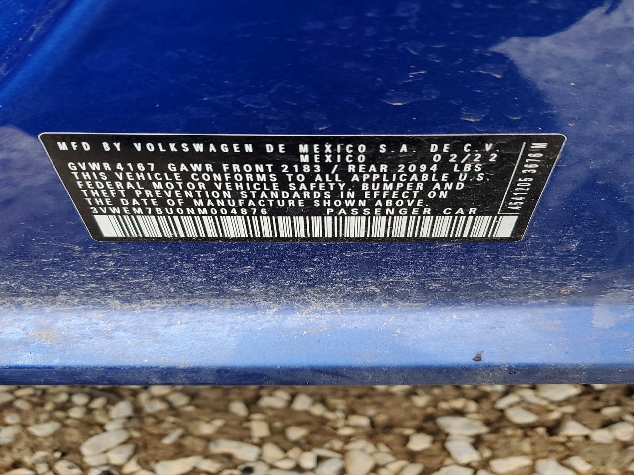 2022 Volkswagen Jetta Se - zdjęcie 12