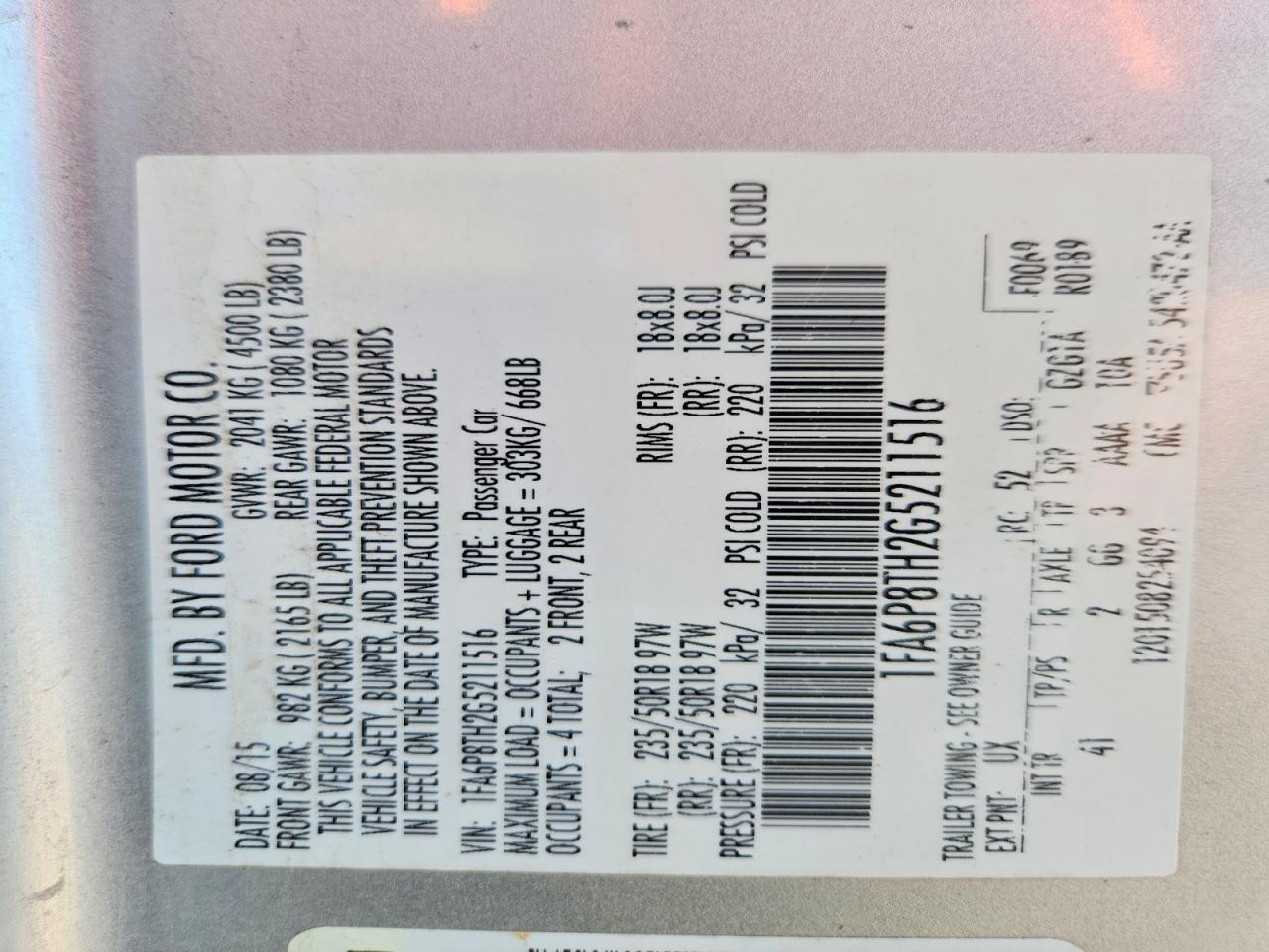 2016 Ford Mustang - zdjęcie 13