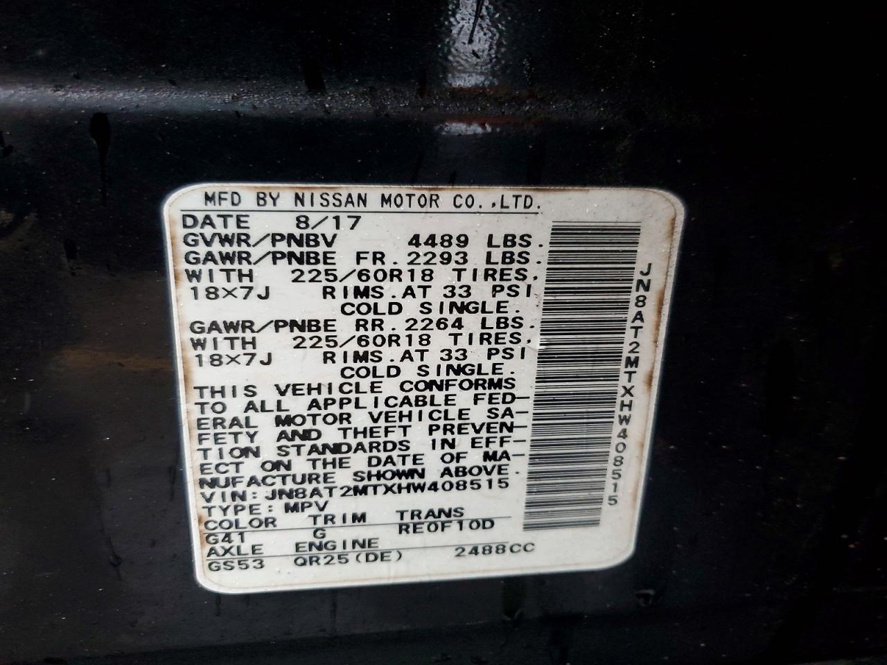 2017 Nissan Rogue Sl - zdjęcie 13