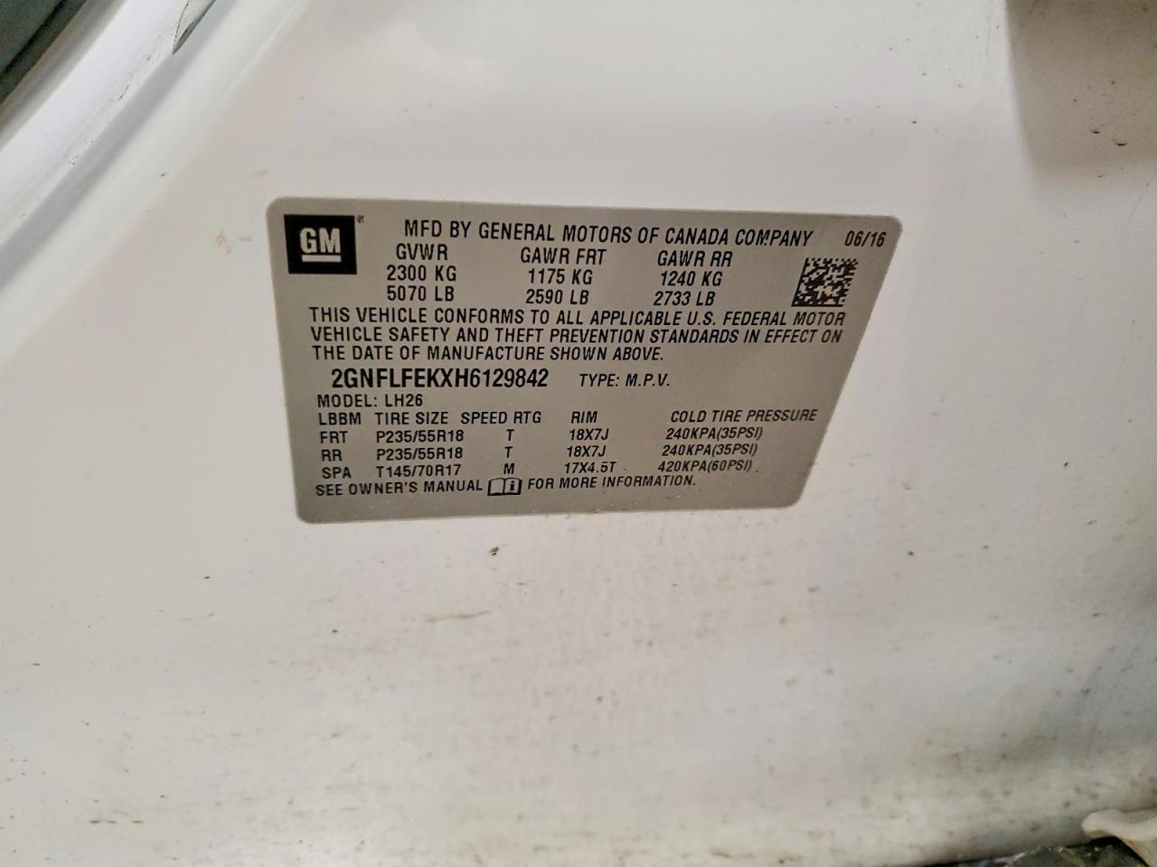 2017 Chevrolet Equinox Lt - zdjęcie 13