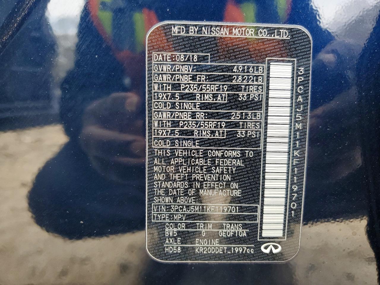 2019 Infiniti Qx50 Essential - zdjęcie 13