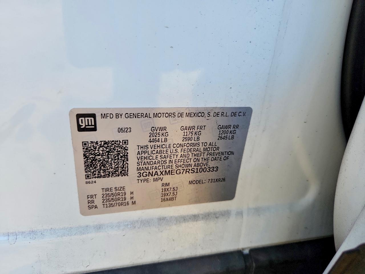 2024 Chevrolet Equinox Rs - zdjęcie 12