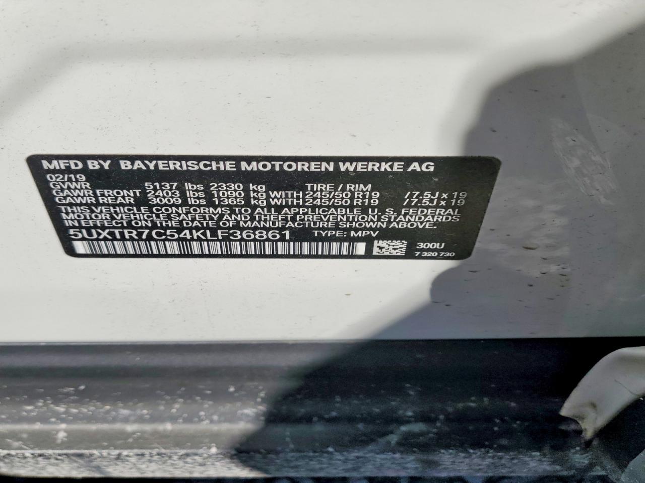 2019 BMW X3 Sdrive30I - zdjęcie 13