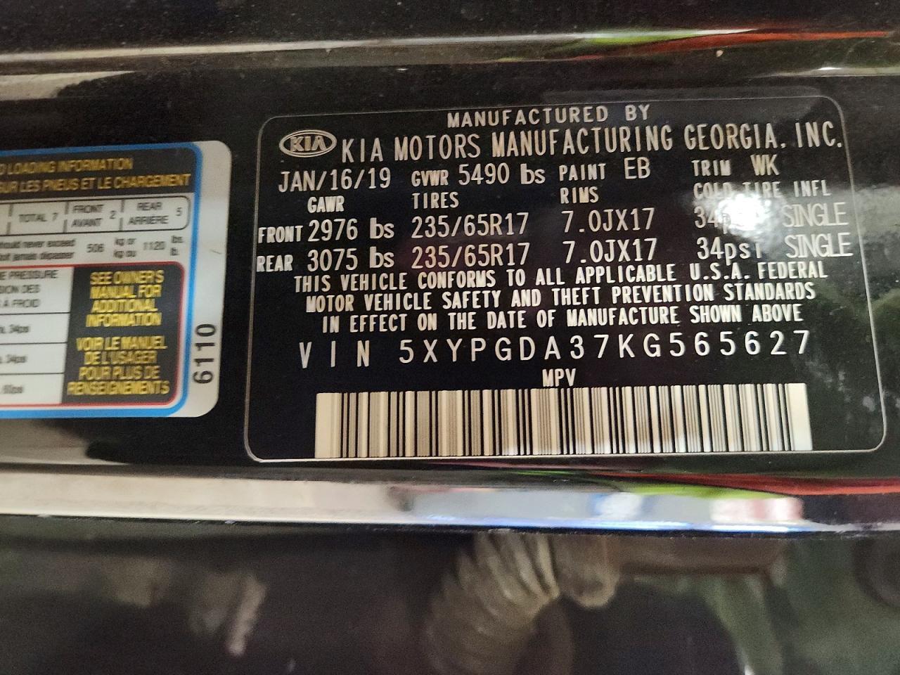 2019 Kia Sorento L - zdjęcie 13