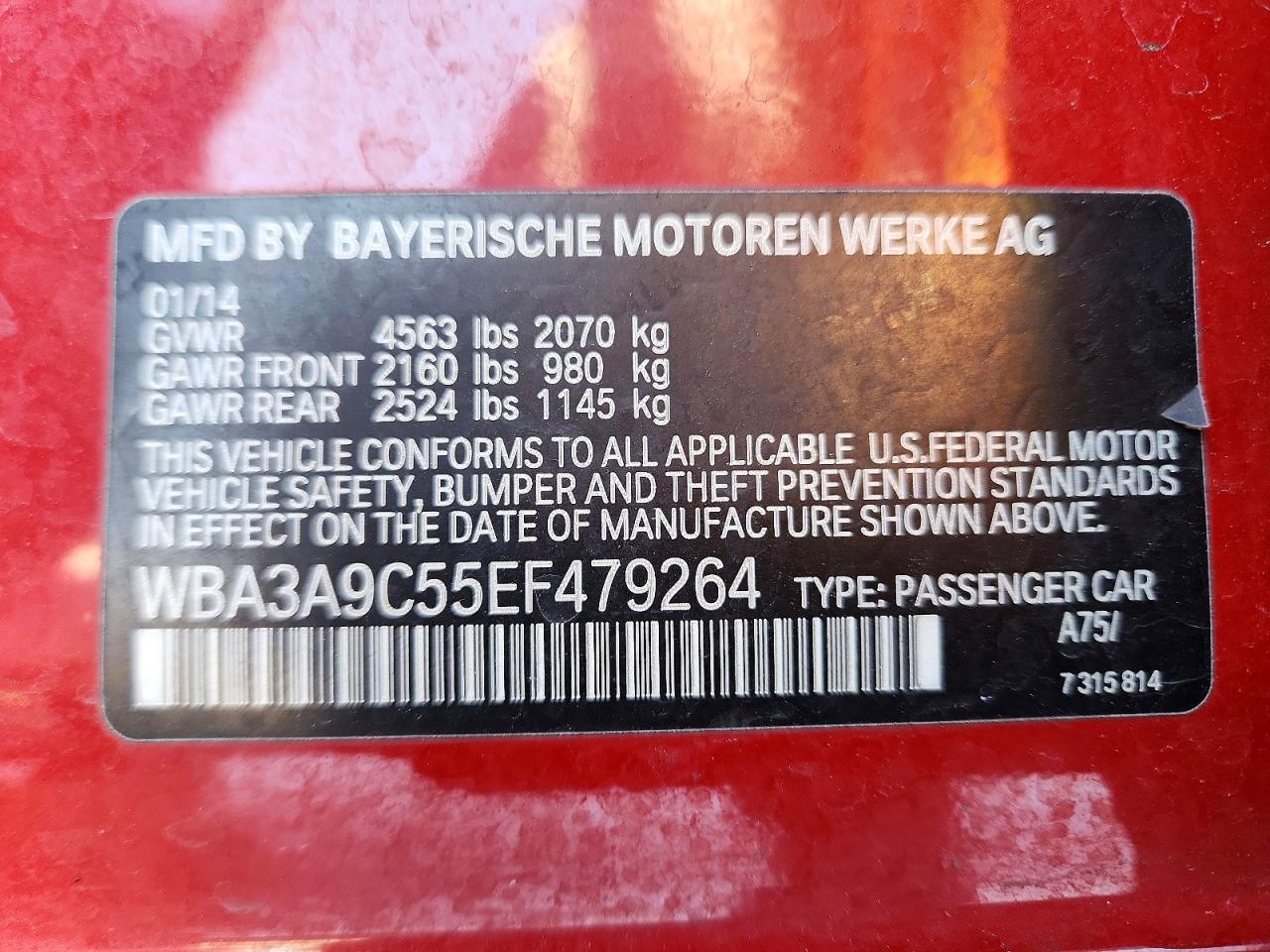 2014 BMW 335 I - zdjęcie 13