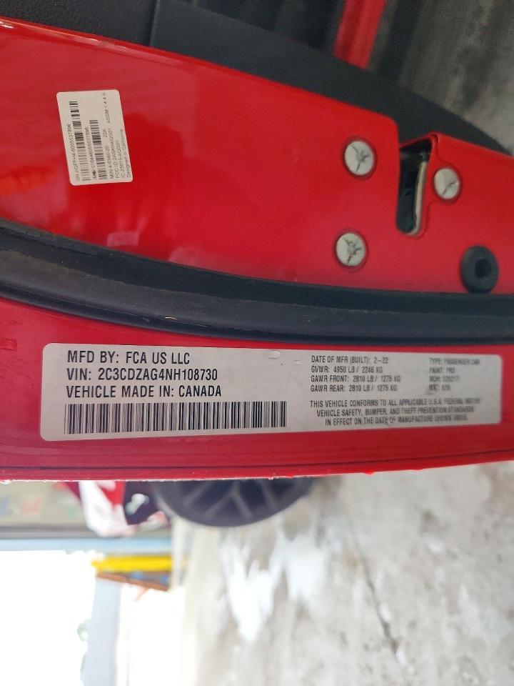 2022 Dodge Challenger Sxt - zdjęcie 12