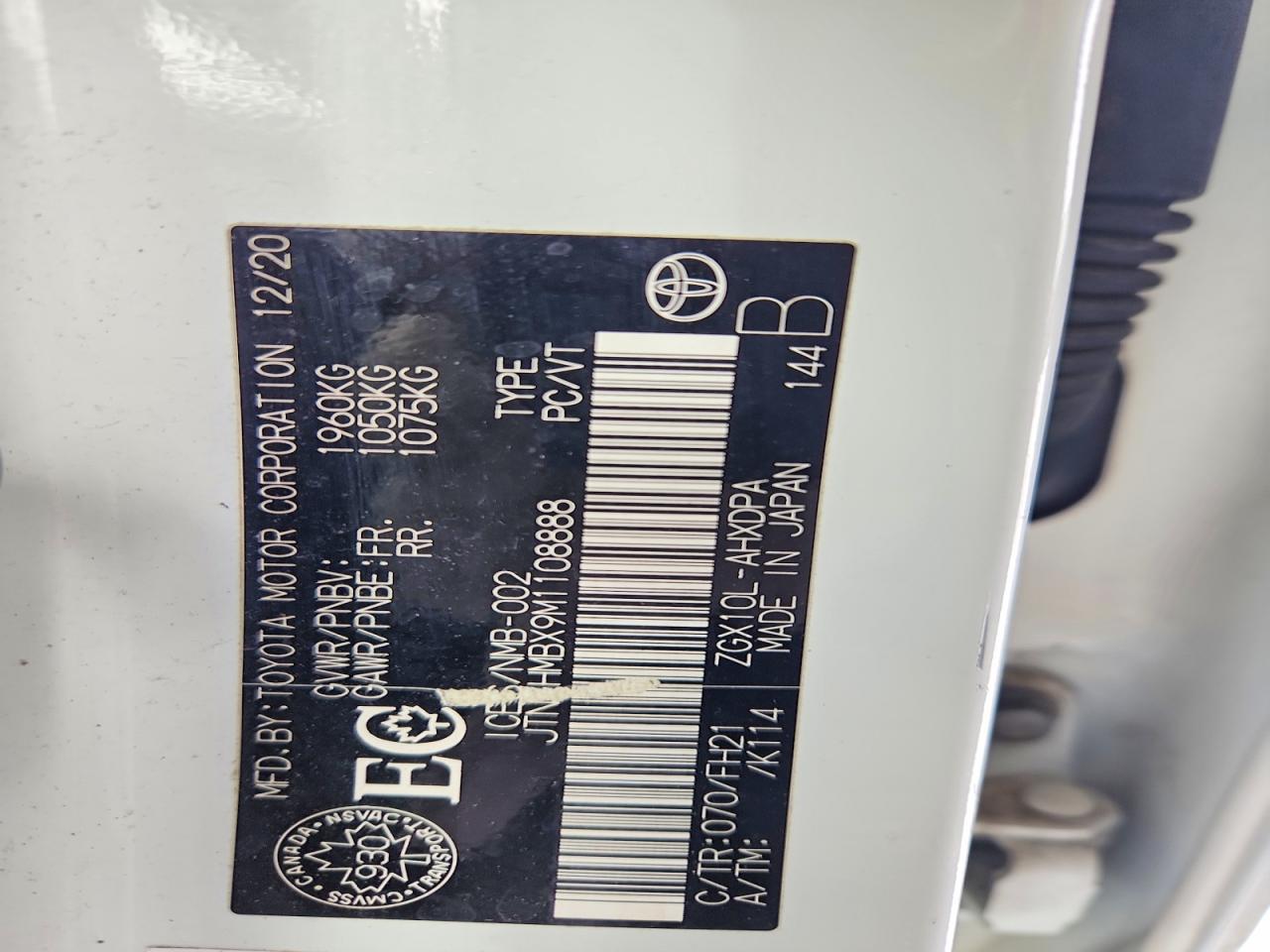 2021 Toyota C-Hr Le - zdjęcie 12