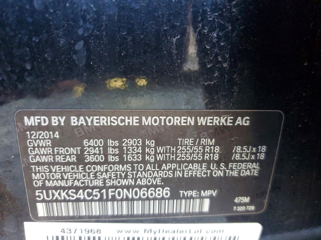 2015 BMW X5 xDrive35D - zdjęcie 13