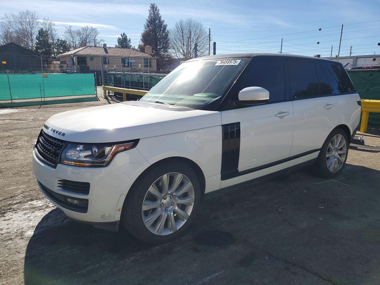 2017 Land Rover Range Rover Supercharged - zdjęcie główne