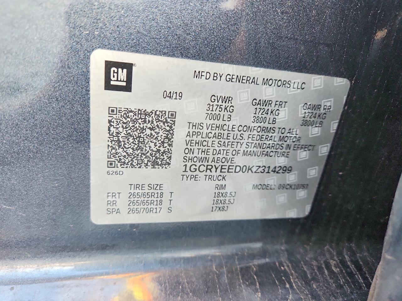 2019 Chevrolet Silverado K1500 Rst - zdjęcie 12