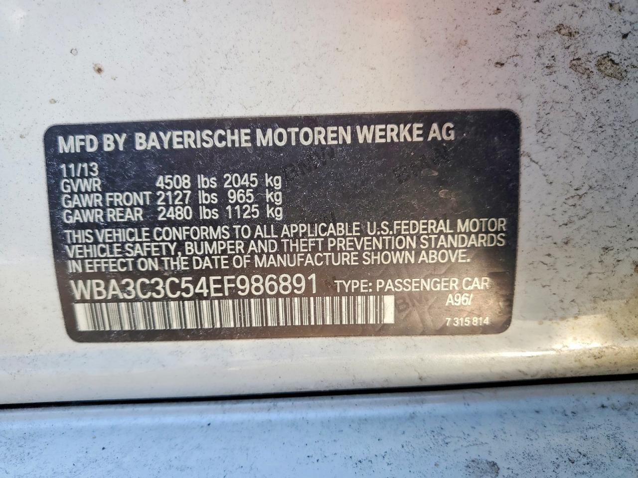 2014 BMW 320 I xDrive - zdjęcie 12