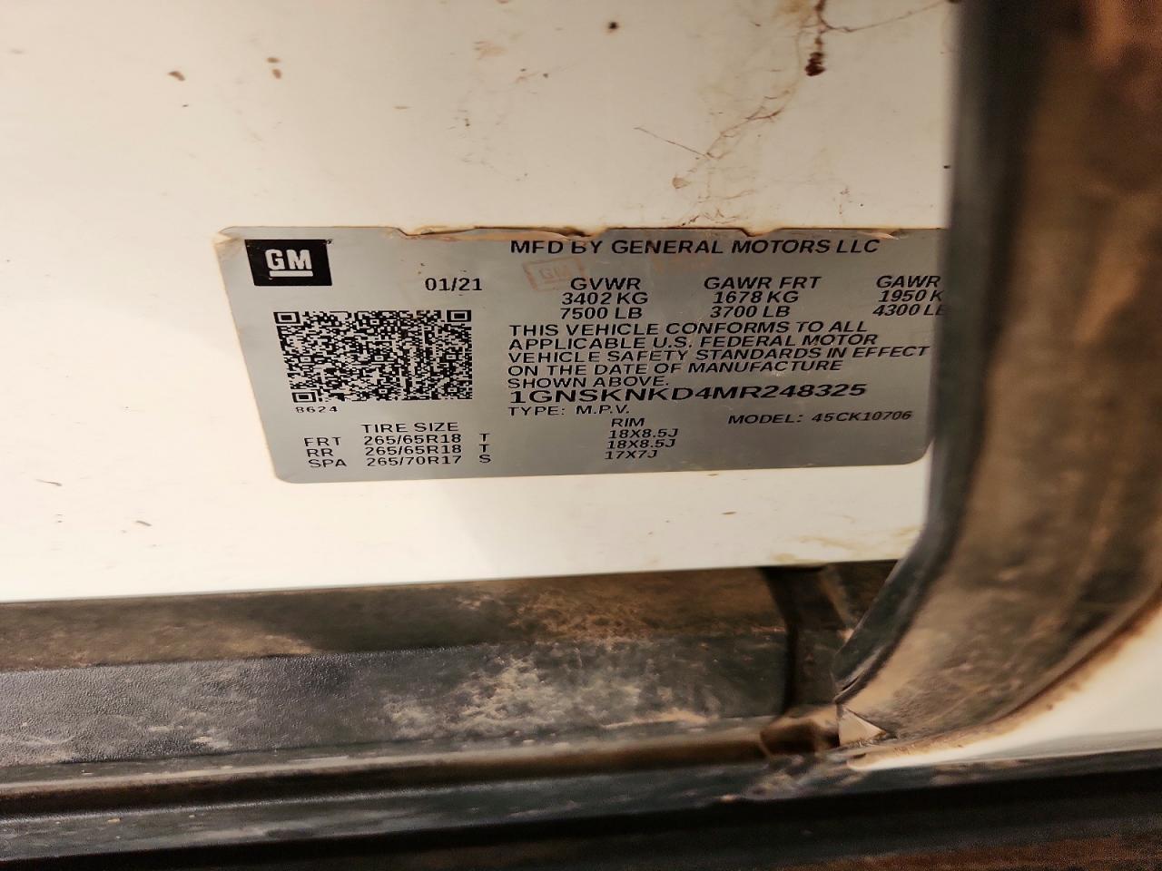 2021 Chevrolet Tahoe K1500 Lt - zdjęcie 13