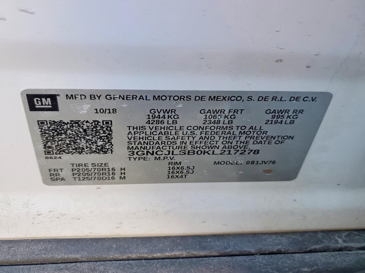 2019 Chevrolet Trax 1Lt - zdjęcie 13