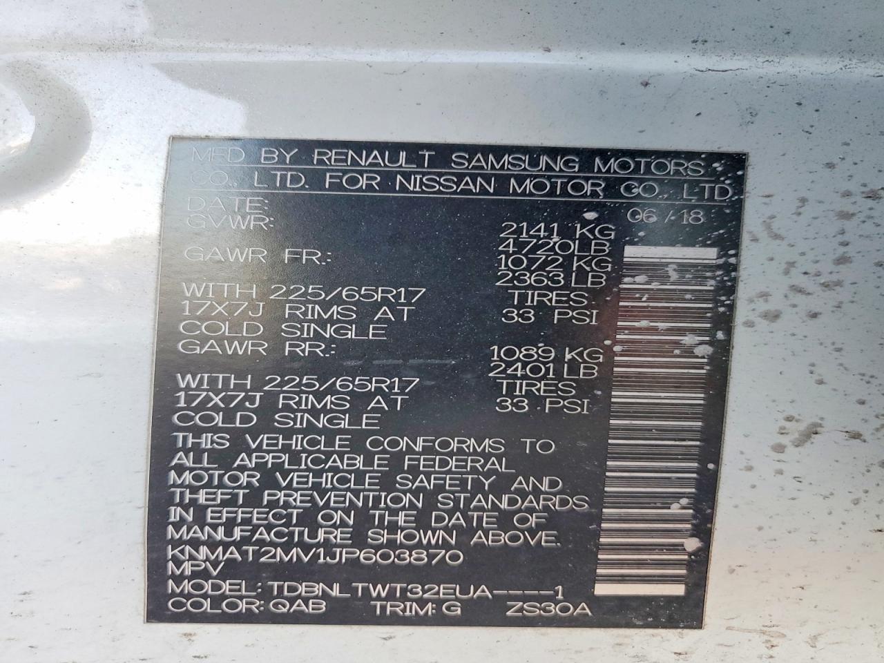 2018 Nissan Rogue Sv - zdjęcie 13