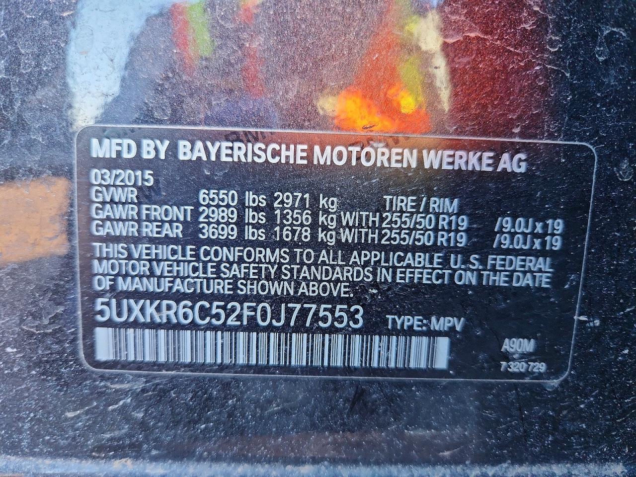 2015 BMW X5 xDrive50I - zdjęcie 13