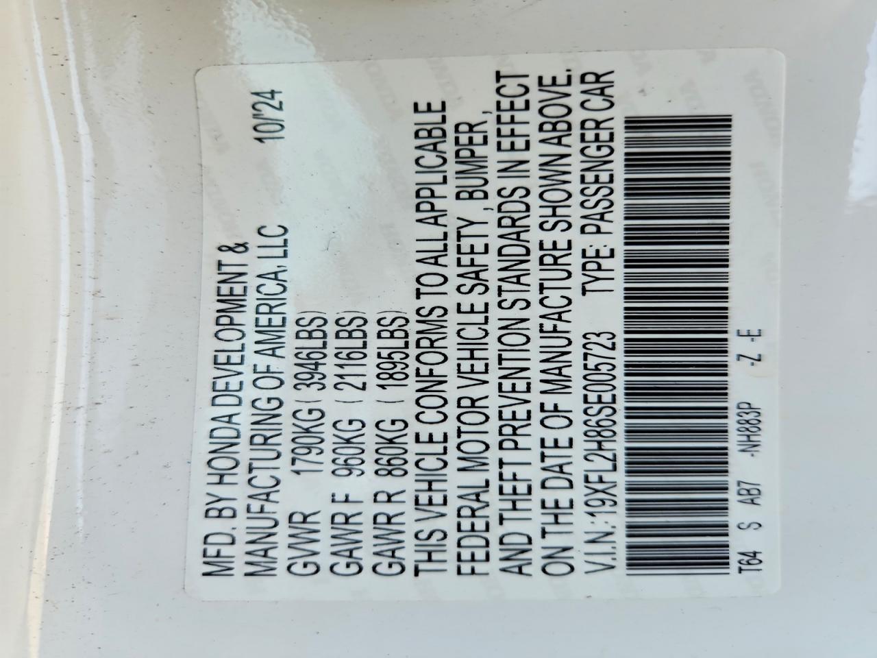 2025 Honda Civic Sport - zdjęcie 12