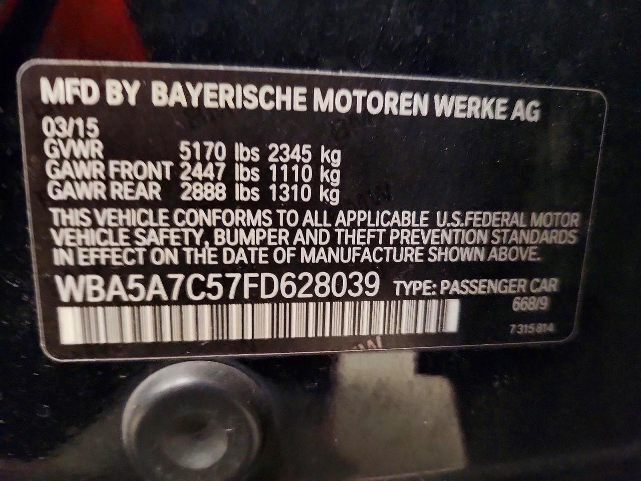 2015 BMW 528 Xi - zdjęcie 12