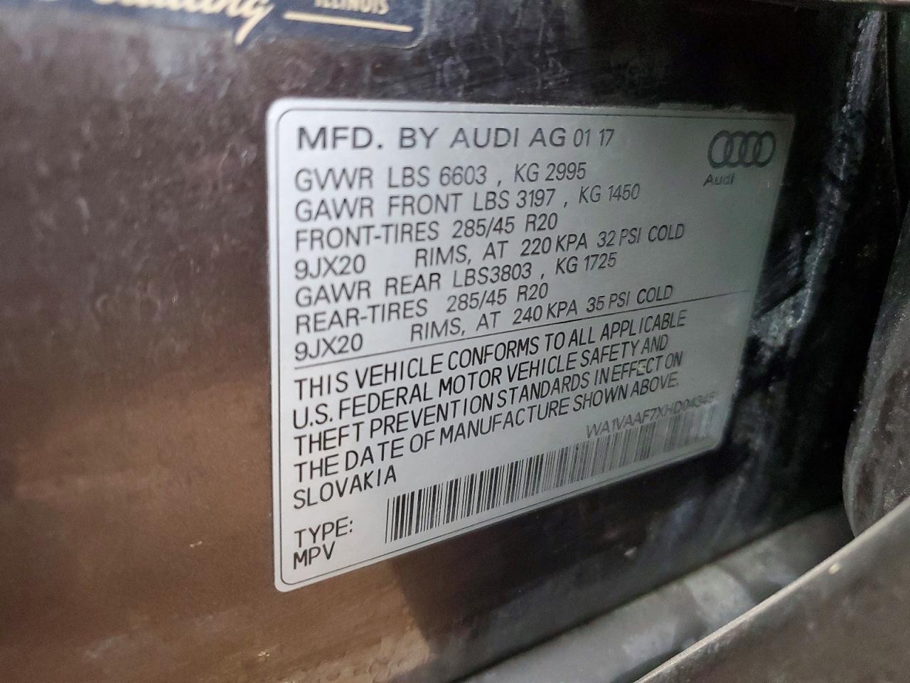 2017 Audi Q7 Prestige - zdjęcie 12