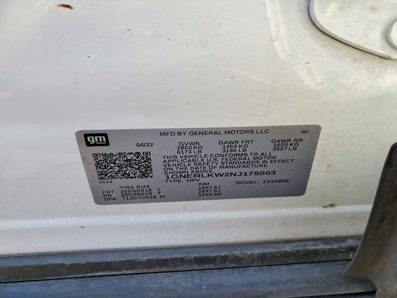 2022 Chevrolet Traverse Ls - zdjęcie 12