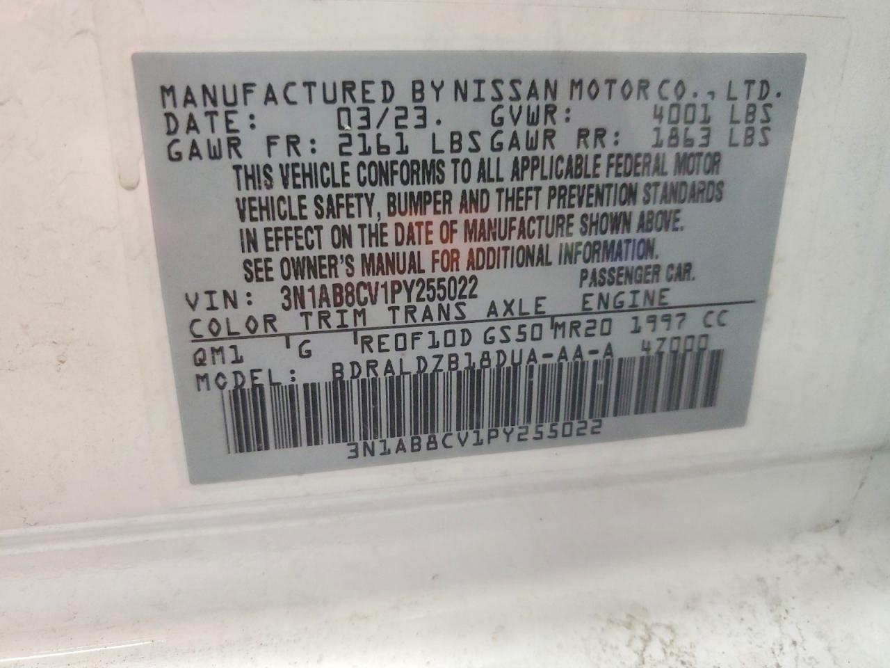 2023 Nissan Sentra Sv - zdjęcie 12