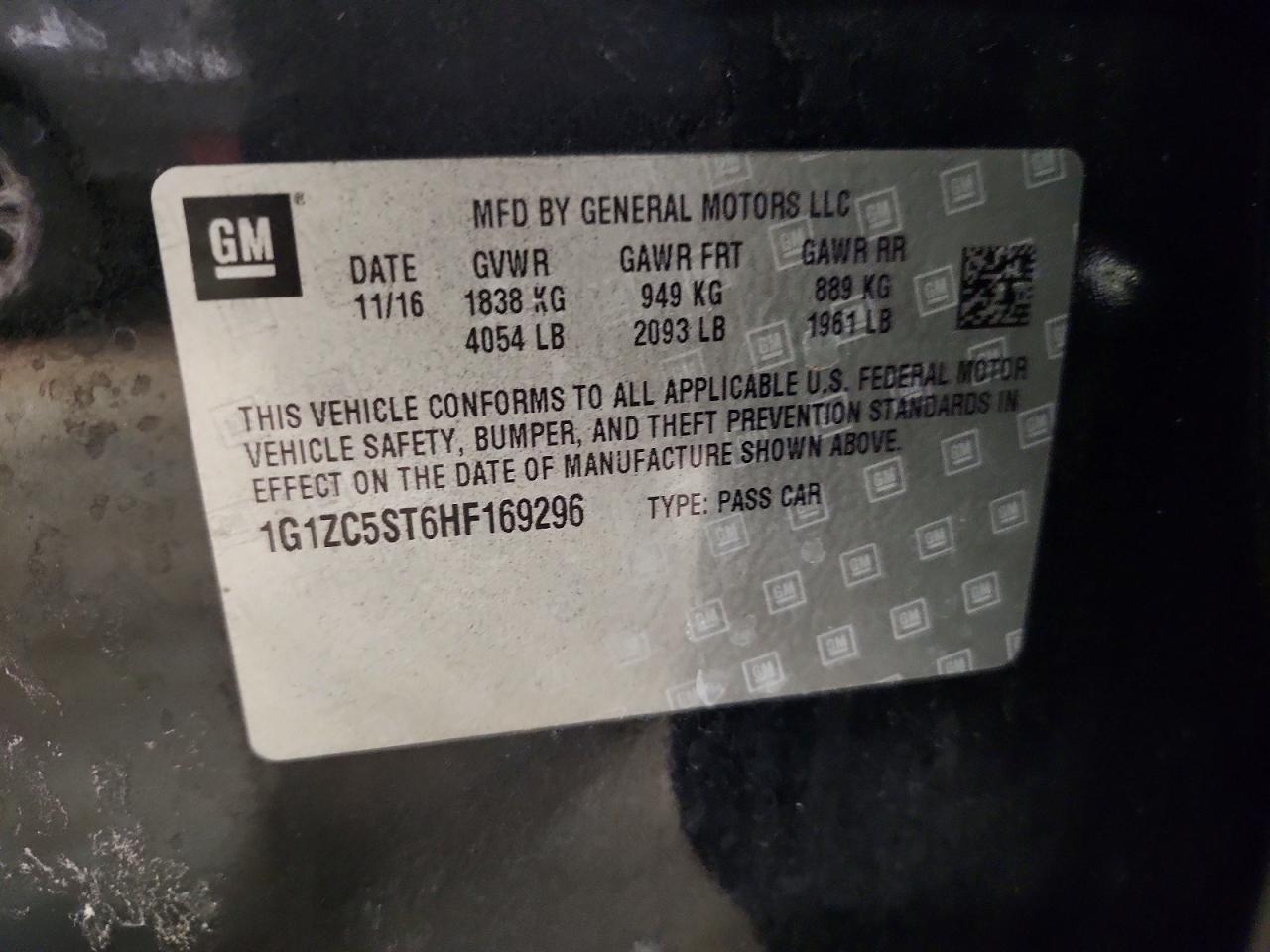 2017 Chevrolet Malibu Ls - zdjęcie 12