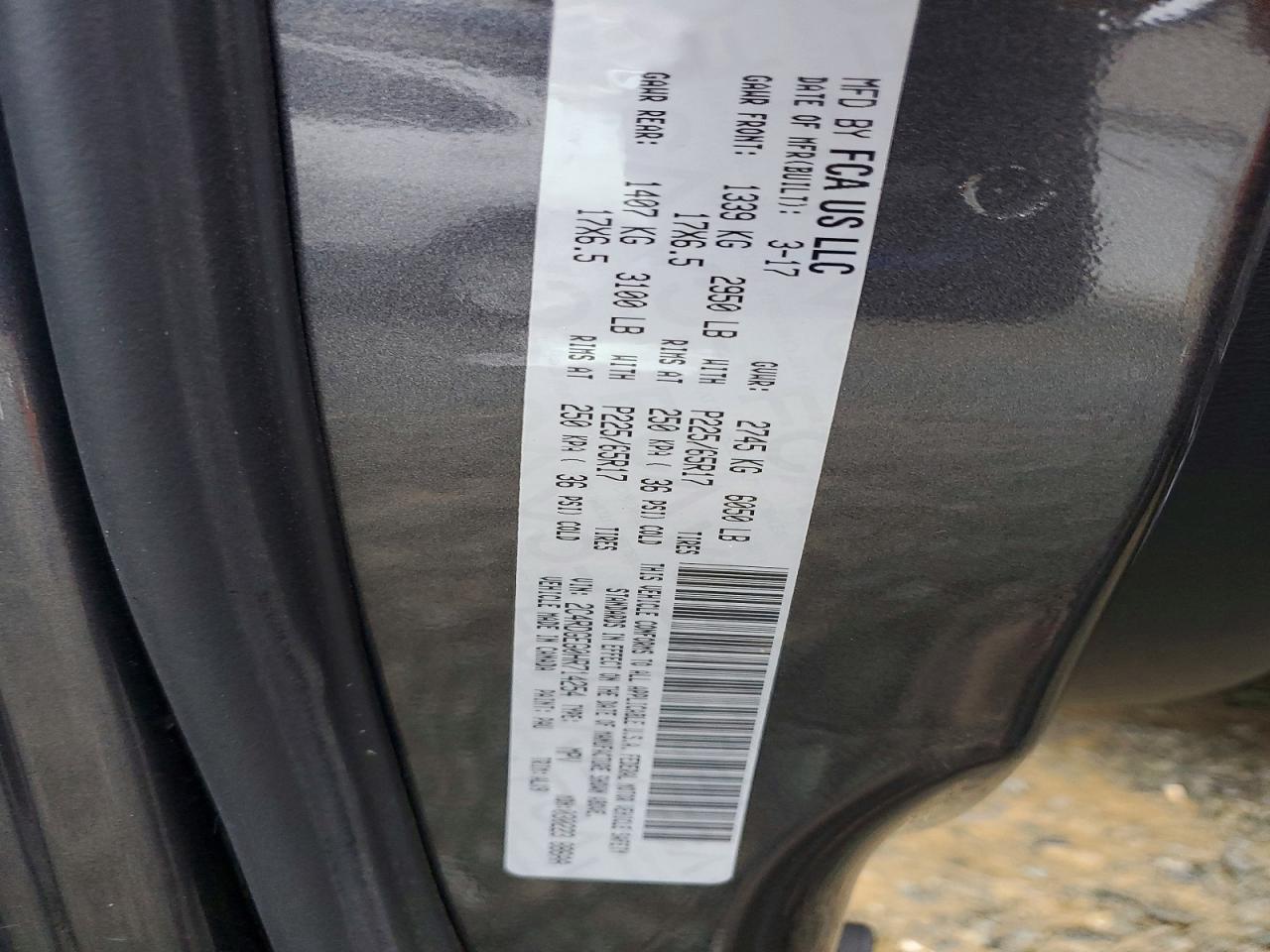 2017 Dodge Grand Caravan Gt - zdjęcie 13