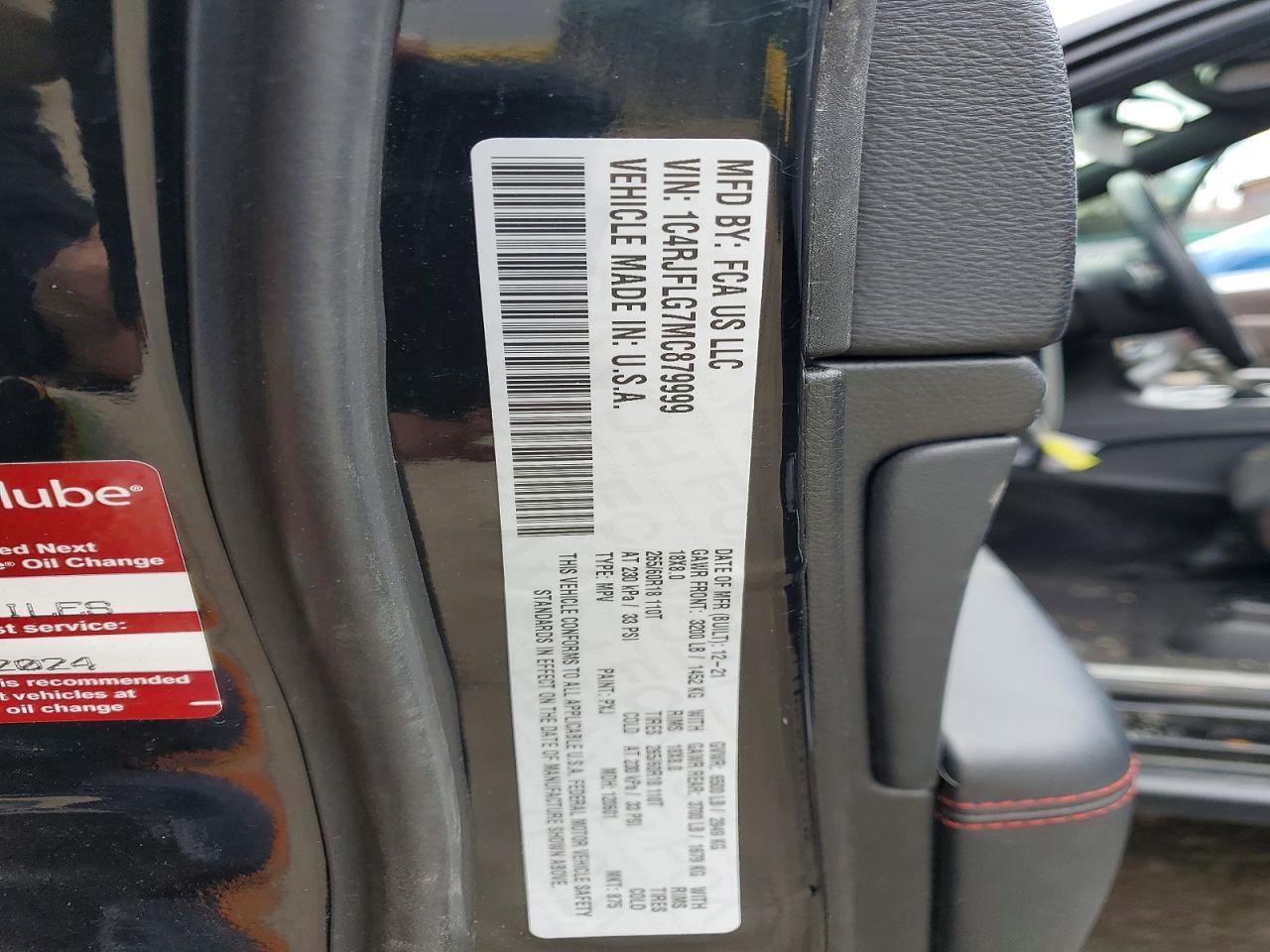 2021 Jeep Grand Cherokee Trailhawk - zdjęcie 14