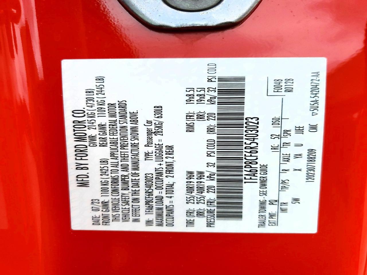 2024 Ford Mustang Gt - zdjęcie 12