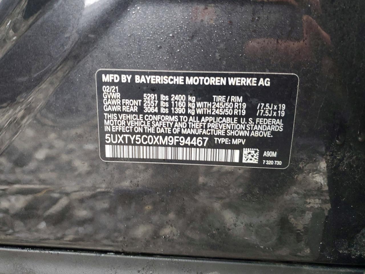 2021 BMW X3 xDrive30I - zdjęcie 12