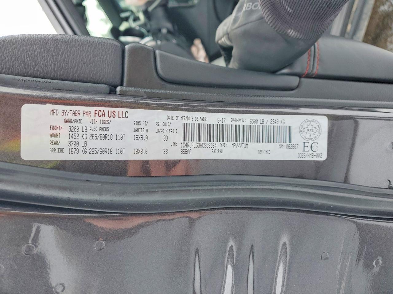 2017 Jeep Grand Cherokee Trailhawk - zdjęcie 13