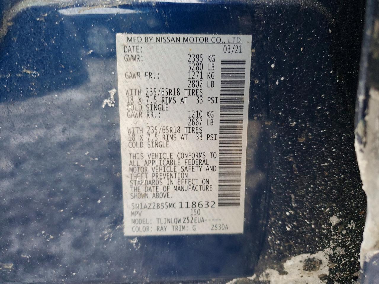 2021 Nissan Murano Sv - zdjęcie 13