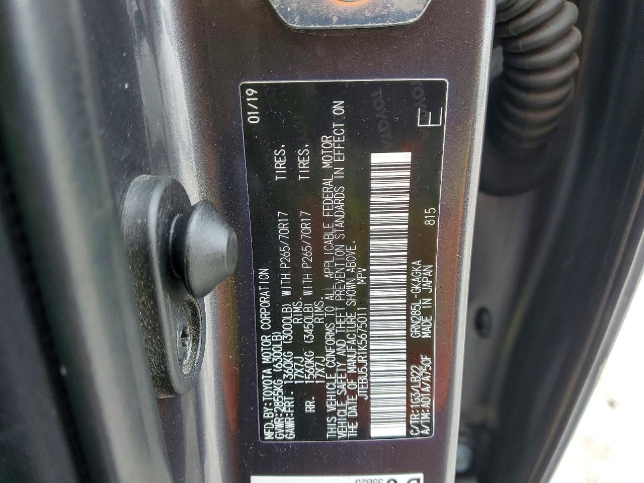 2019 Toyota 4Runner Sr5/Sr5 Premium - zdjęcie 13