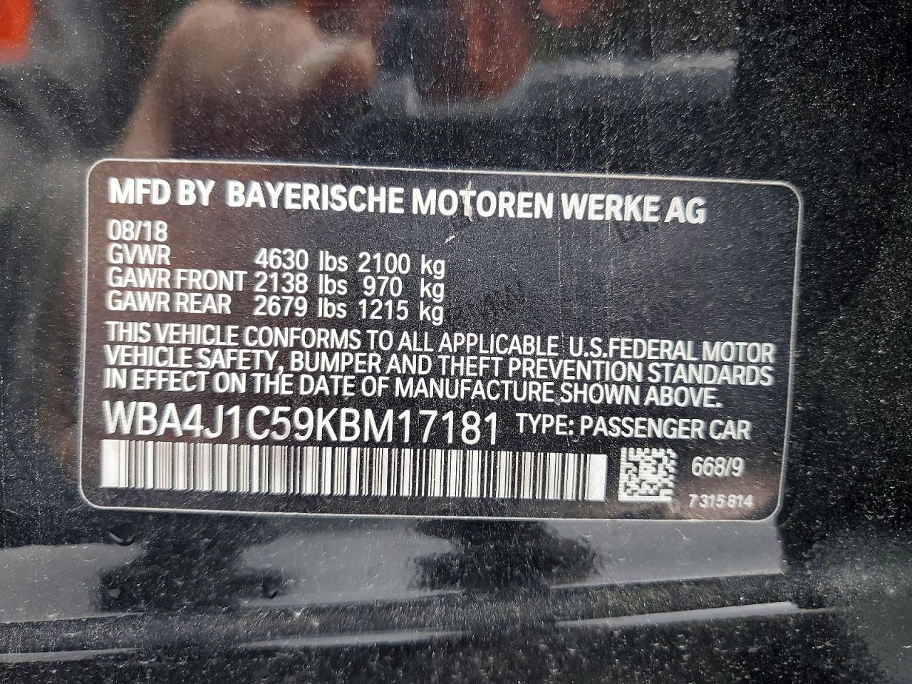 2019 BMW 430I Gran Coupe - zdjęcie 12