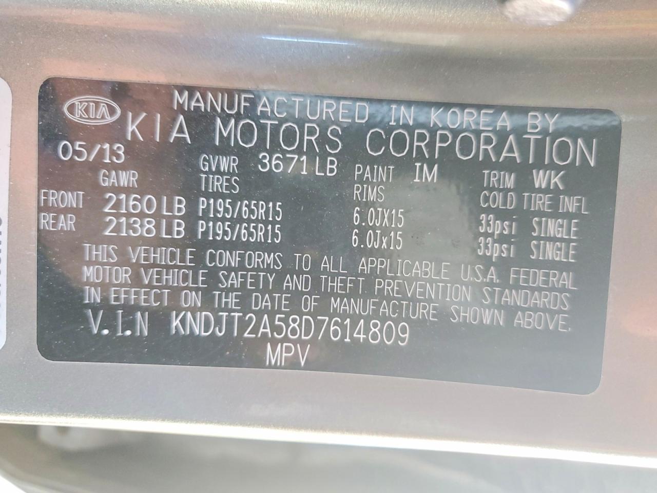 2013 Kia Soul Base - zdjęcie 12