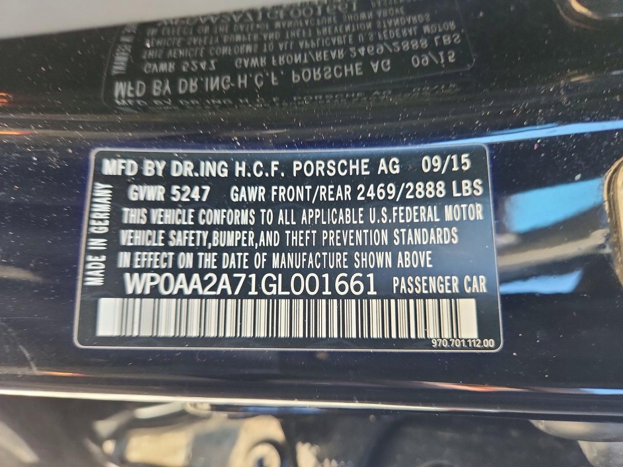 2016 Porsche Panamera 2 - zdjęcie 12