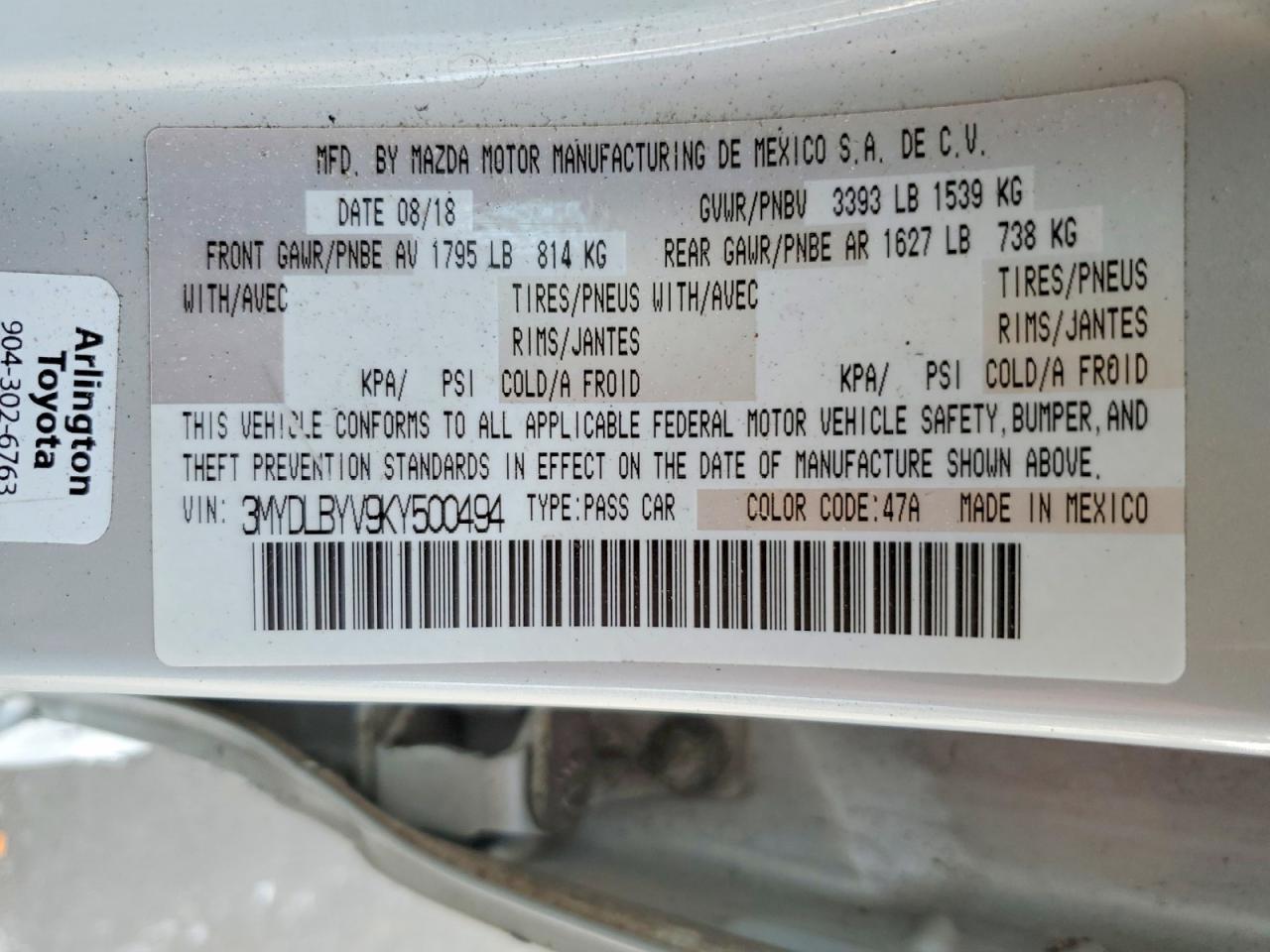 2019 Toyota Yaris L - zdjęcie 12