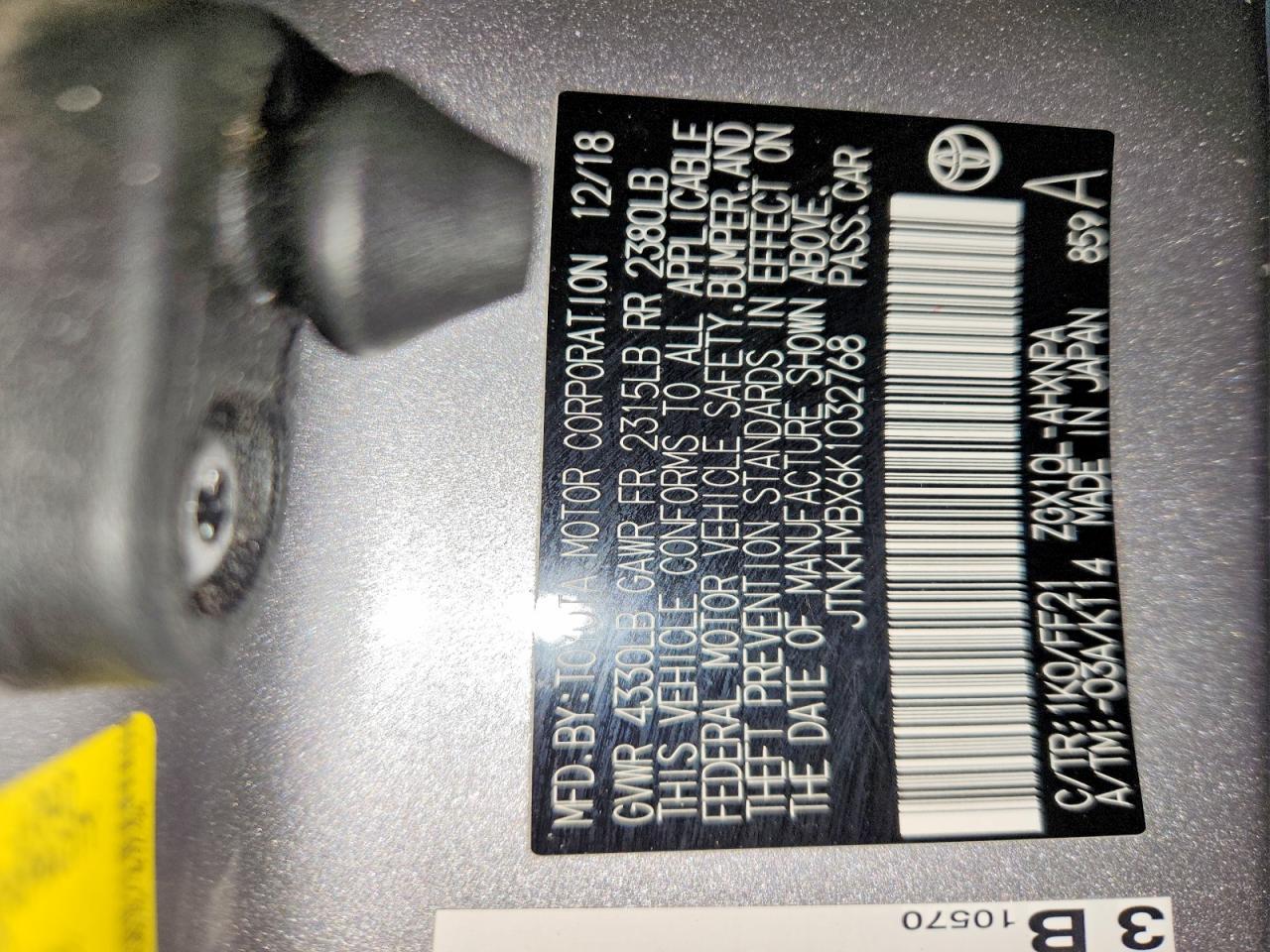 2019 Toyota C-Hr Xle - zdjęcie 13