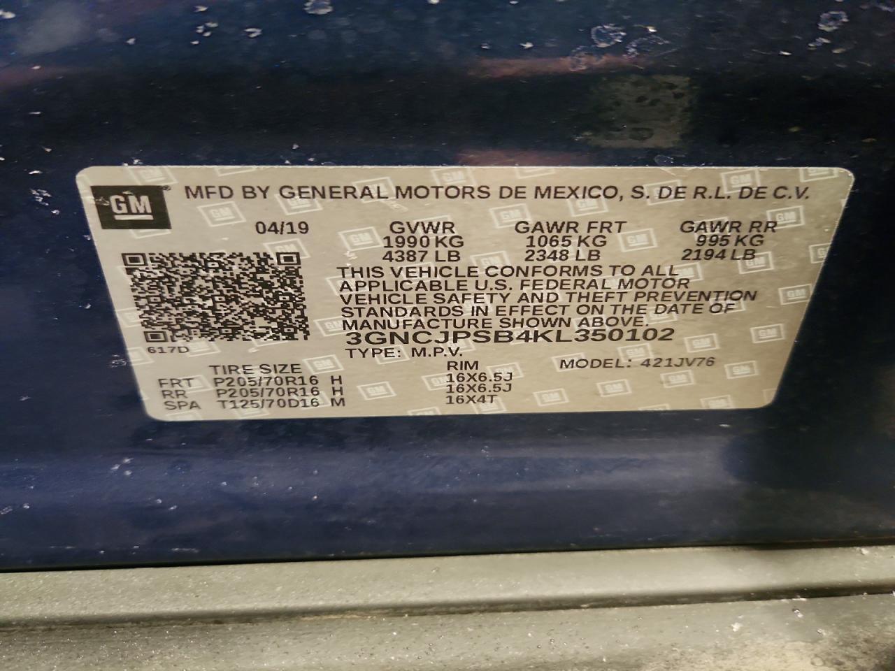 2019 Chevrolet Trax 1Lt - zdjęcie 13