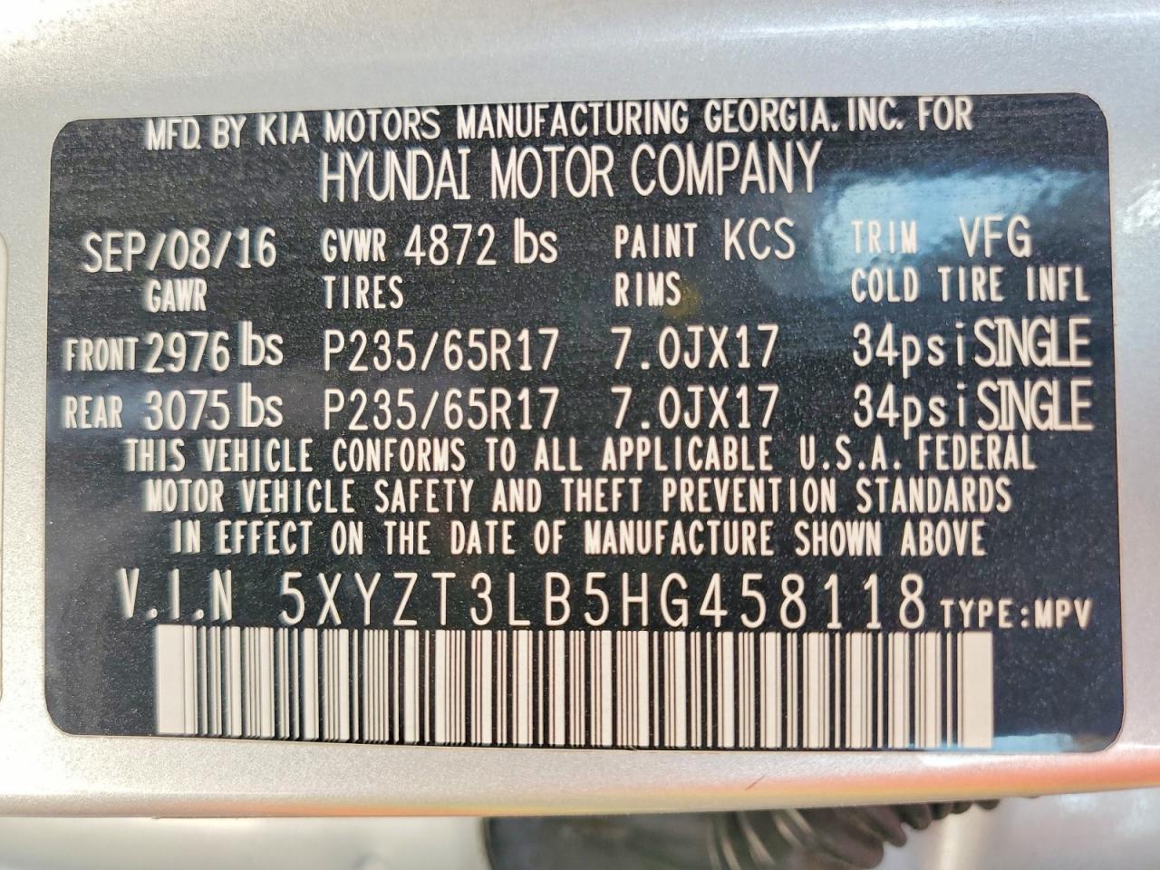 2017 Hyundai Santa Fe Sport 2.4L - zdjęcie 13