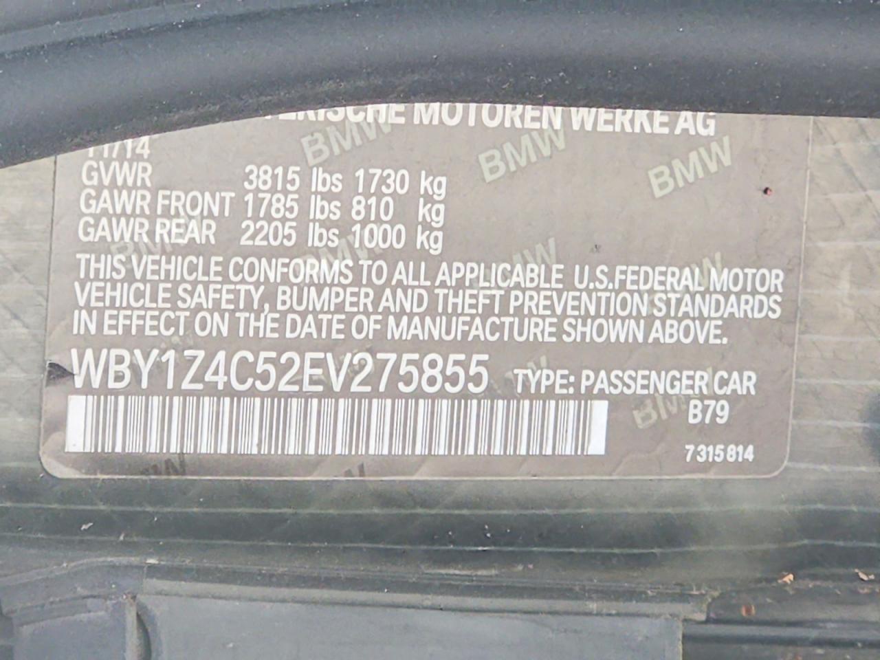 2014 BMW I3 Rex - zdjęcie 12