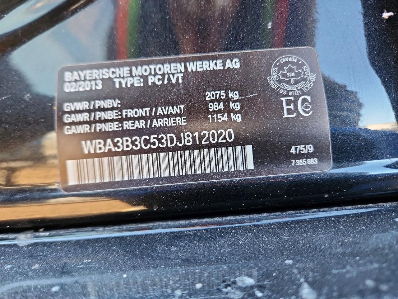 2013 BMW 328 Xi - zdjęcie 12