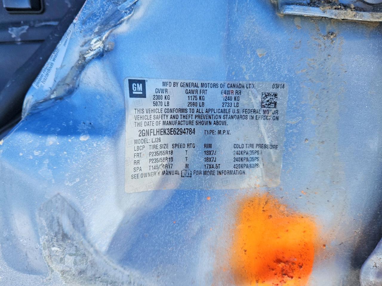 2014 Chevrolet Equinox Ltz - zdjęcie 13